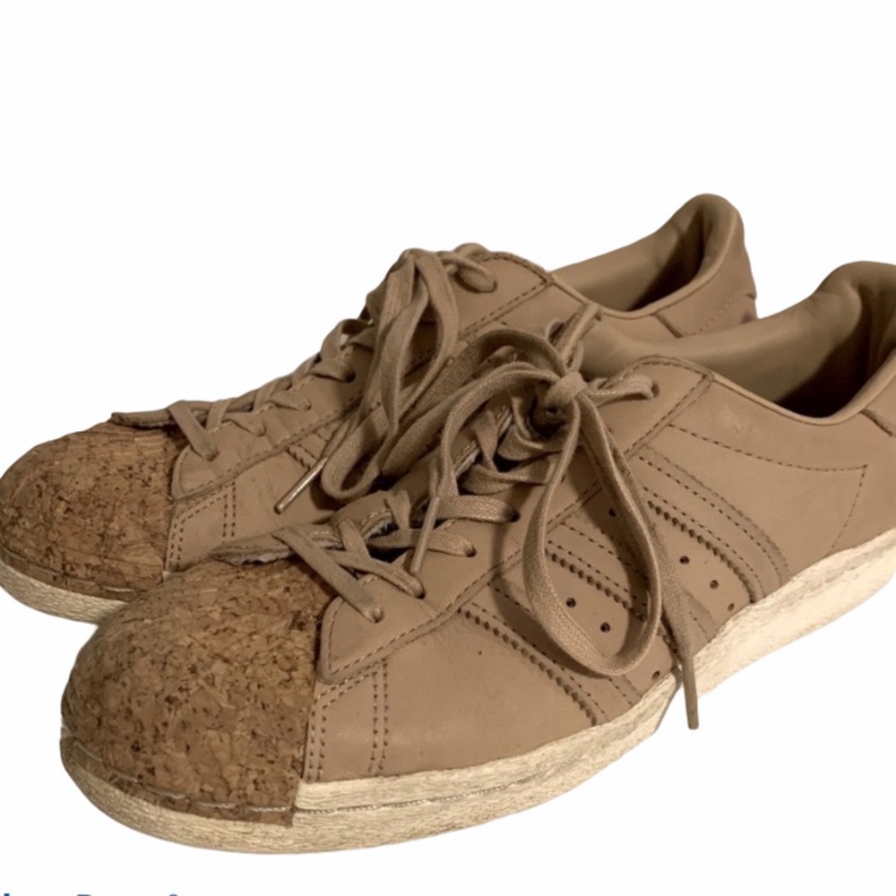 Adidas cork toe women’s size 8.5 shoes sneaker tan